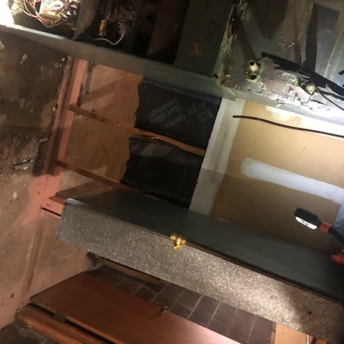 New ductwork installed